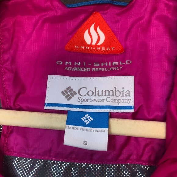 COLUMBIA Fuschia Omni-Shield Quilted Vest S EUC - Picture 4 of 11